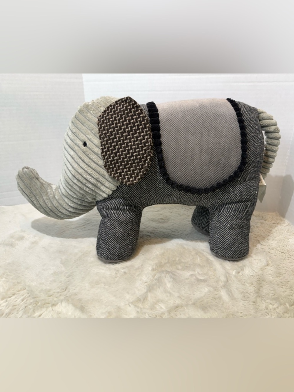 Pier 1 “Eleanor” Elephant gray stuffed animal